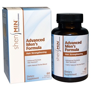 Natrol, Shen Min, улучшенная формула для мужчин, укрепление волос, 60 таблеток