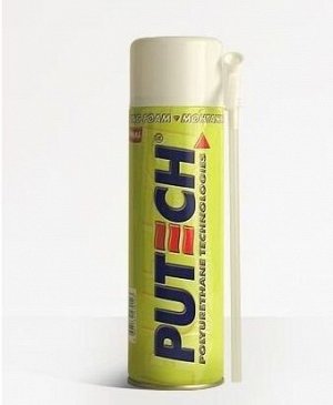 Пеногерметик PU-Tech PUTECH (650 мл) всесезонная (16/уп)