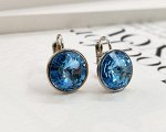 Серьги с кристаллами Swarovski
