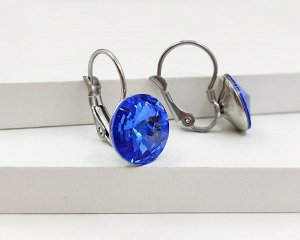 Серьги кристаллами Swarovski