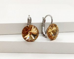 Серьги кристаллами Swarovski