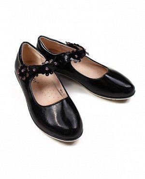 Черные туфли для девочки Цвет: черный