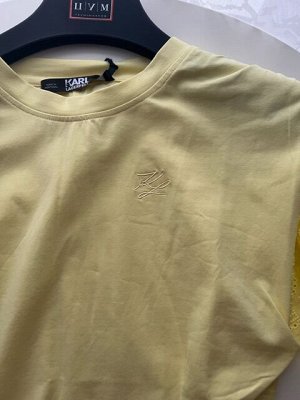Футболка IRIS YELLOW. KARL LAGERFELD ДЕШЕВЛЕ СП