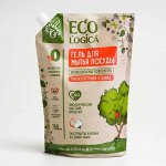Ecologica Средство д/мытья посуды гель дойпак хлопок/лен 750 мл