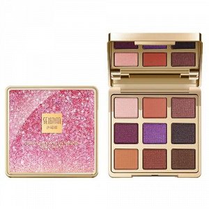 01 Палитра теней для век Quicksand Starry Eye Shadow 3 матовых и 6 перламутровых, 11гр