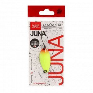 Блесна колеблющаяся Lucky John JUNA, 3.3 см, 3.5 г, цвет 028
