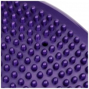 Подушка балансировочная ONLYTOP, массажная, d=35 см, цвет фиолетовый