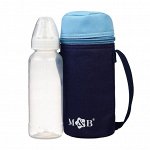 Термосумка для бутылочки M&amp;B цвет синий/голубой, форма тубус