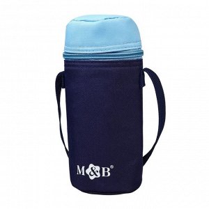 Термосумка для бутылочки M&B цвет синий/голубой, форма тубус