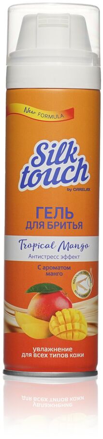 Carelax Silk Touch Гель для бритья женский Манго 200МЛ EXPS