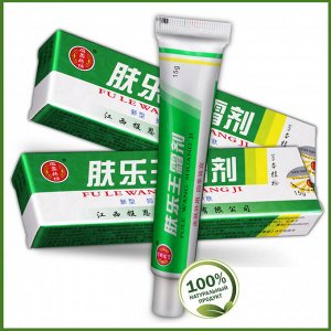 Fule Wang Мазь антибактериальная при псориазе, дерматите, экземе, акне Yi Jun Gao, 15 гр.