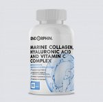 Морской коллаген Endorphin Marine collagen, Hyaluronic acid and Vitamin C Complex - 90 капсул