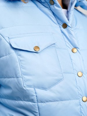 Куртка-рубашка голубой