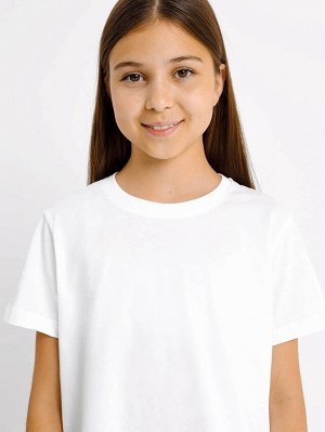 ФУТБОЛКА БЕЛАЯ ДЛЯ ДЕВОЧЕК