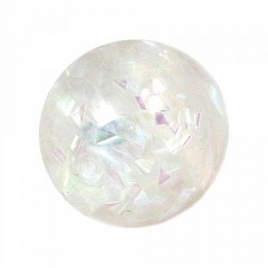 Мяч каучук световой "Блестки" с водой 6,5 см