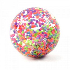 Мяч каучук световой "Шарики" с водой 6,5 см