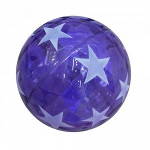 Мяч каучук световой "Звезда" 10 см
