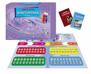 Игра настольная Викторина "Своя игра" 200 карточек 10+