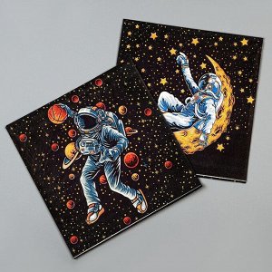 Салфетки бумажные «Космонавт», в наборе 20 шт.