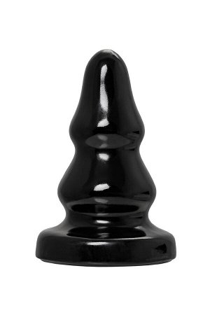 Анальная втулка TOYFA POPO Pleasure Monoceros, PVC, черная, 15 см, ? 7 см