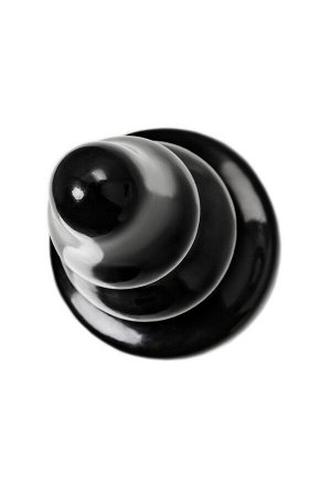 Анальная втулка POPO Pleasure by TOYFA Monoceros, PVC, черная, 15 см, ? 7 см