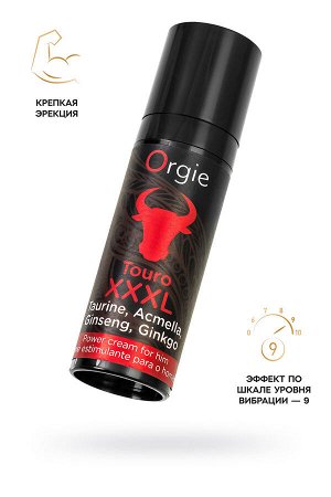 Возбуждающий крем с эффектом вибрации для мужчин ORGIE Touro XXXL, 15 мл