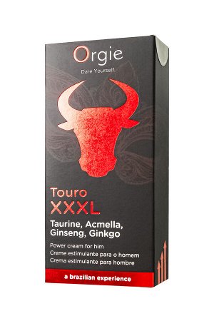 Возбуждающий крем с эффектом вибрации для мужчин ORGIE Touro XXXL, 15 мл