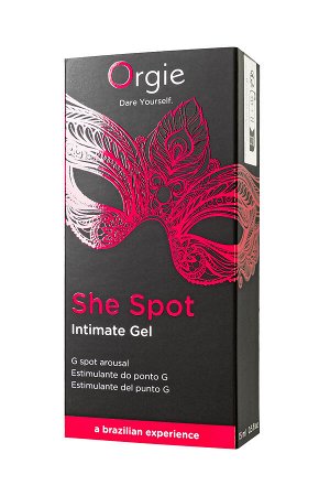 Интимный гель для точки G ORGIE She Spot с возбуждающим эффектом, 15 мл