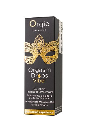 Интимный гель для клитора ORGIE Orgasm Drops Vibe!, 15 мл