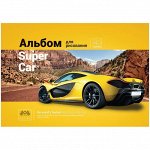 Альбом для рисования 40л. А4 на гребне &quot;Авто. Top car&quot;, ВД-лак