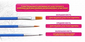 Рисование по номерам Glama Волк в неоновом свете