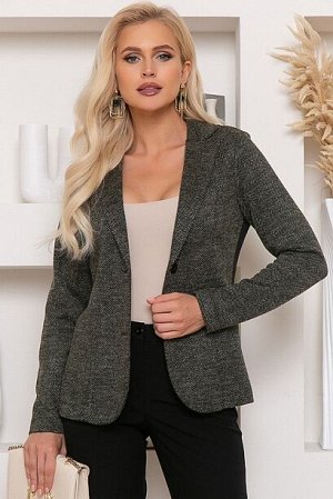 Жакет 8134 Жакет из плотного трикотажного полотна.
75% вискоза,20% п/э,5% лайкра