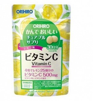 «ORIHIRO» ЖЕВАТЕЛЬНЫЕ КОНФЕТЫ ВИТАМИН С (500мг)