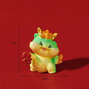 Дракон с петардами мини-фигурка 3,7*3,6см