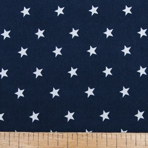 Ткань на отрез кулирка Звезды H625-V1