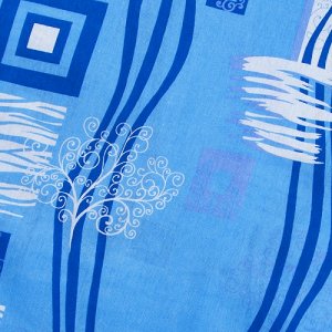 Ткань бязь ГОСТ 150 см 348/1 Пикассо цвет голубой