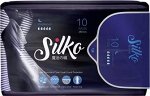 SILKO  Прокладки женские гигиенические ночные, 10 шт
