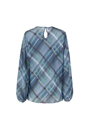 Блуза Рост: 164 Состав: 100%полиэстер. Комплектация блуза. Цвет синяя клетка