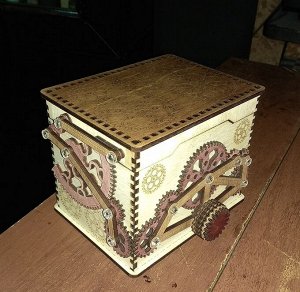 Шкатулка с шестеренками