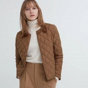 Женская ультралегкая куртка, коричневый