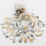 Новогодние металлические подвески поштучно, фурнитура