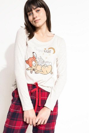 Футболка бежевая из коллекции Home Wear