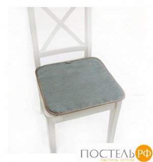 Накидка ALTRO на стул арт.1111303-02 серый голубой 40*40 см (упаковка 2 шт.)