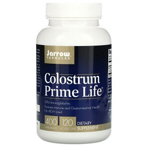 Jarrow Formulas Colostrum Prime Life, Молозиво, 400 mg, 120 капсул