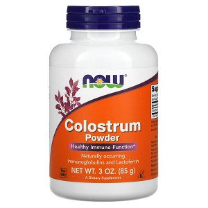 NOW Foods Colostrum Powder,  Порошок молозива , 3 oz (85 g)