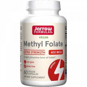 Фолиевая кислота JARROW Methyl Folate 400мкг - 60 капс.