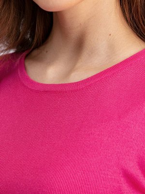 Платье трикотажное с длинным рукавом