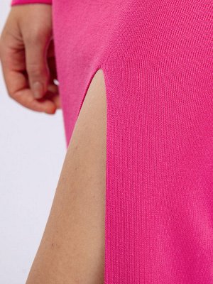 Платье трикотажное с длинным рукавом