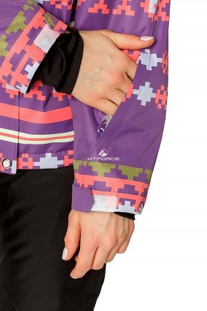 Куртка горнолыжная женская фиолетового цвета