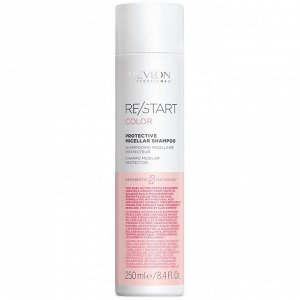 Ревлон Профессионал Protective Miccelar Shampoo Мицеллярный шампунь для окрашенных волос 250 мл (Revlon Professional, Restart)